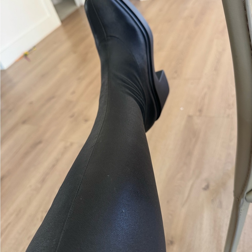 Robert Clergerie Black Suede Platform Boots - Picture 8 of 8